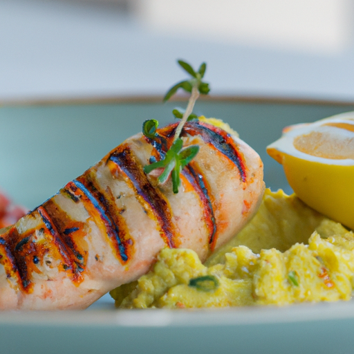 Grillad kycklingbröst med citron