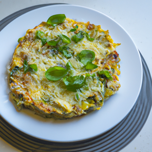 Frittata med grönsaker och parmesan