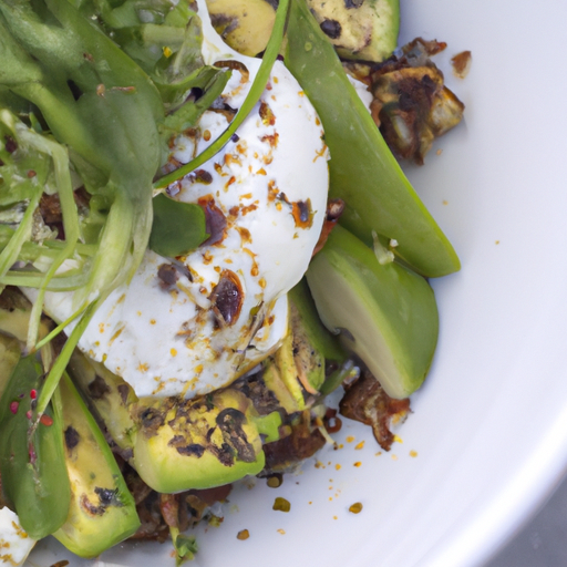 Kycklingsallad med avokado och fetaost